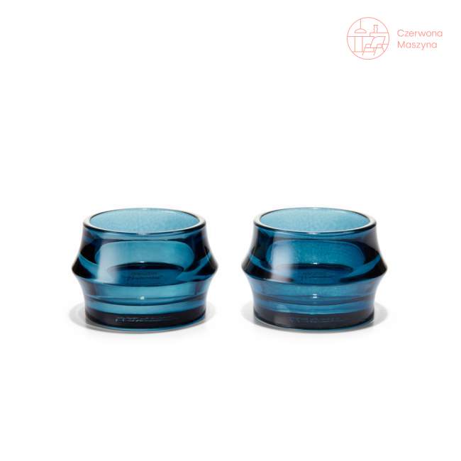 2 Świeczniki na tealight Holmegaard ARC dark blue