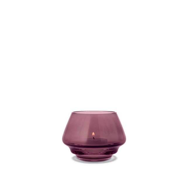 Świecznik na tealight Holmegaard Flow,Ø 10 cm, plum