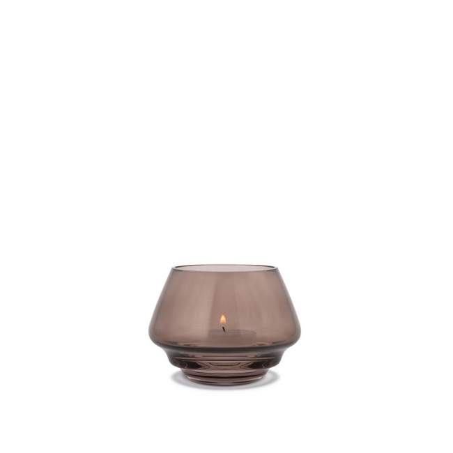 Świecznik na tealight Holmegaard Flow,Ø 10 cm, smoke