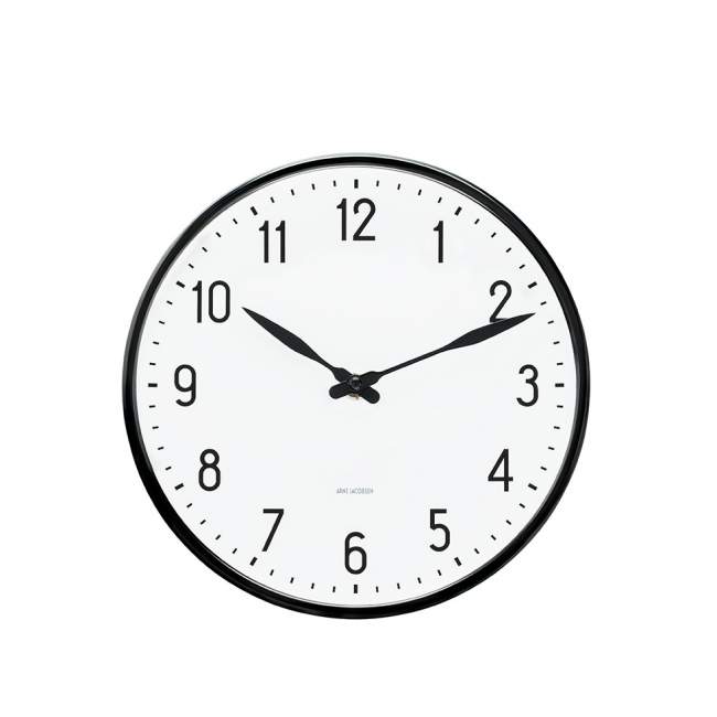 Zegar ścienny Rosendahl Station Arne Jacobsen Ø 29 cm