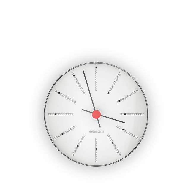 Zegar ścienny Rosendahl Bankers Arne Jacobsen Ø 12 cm
