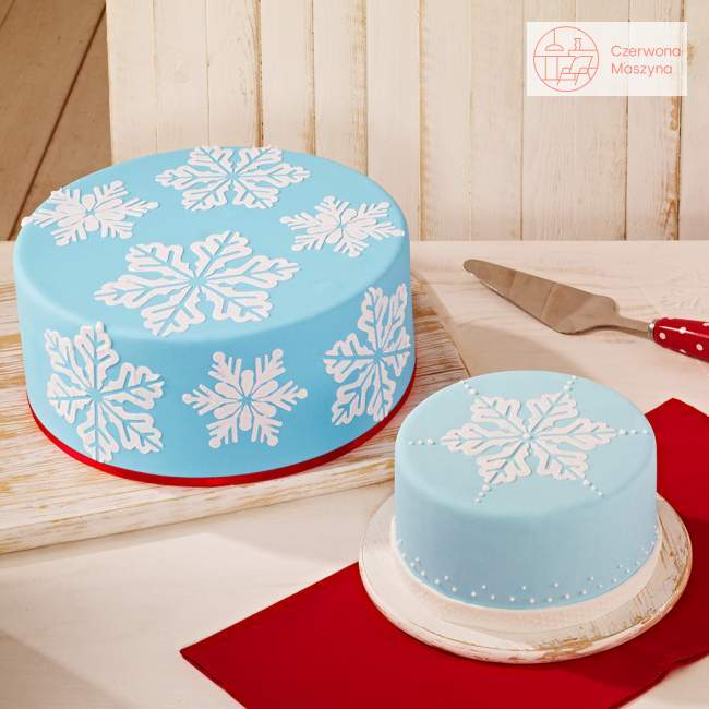 2 Szablony do dekoracji ciast Birkmann Cake couture Ice Crystal