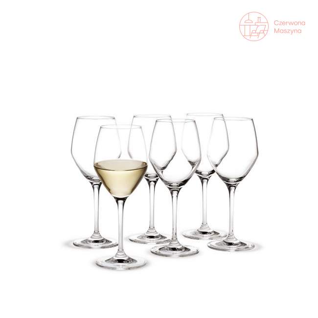 6 kieliszków do wina białego Holmegaard Perfection 320 ml