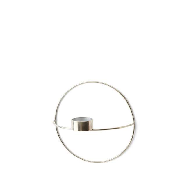Świecznik na tealight Menu POV okrągły Ø 20 cm, srebrny