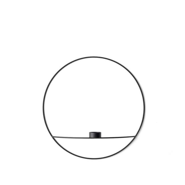 Świecznik na tealight Menu POV okrągły Ø 44 cm, czarny