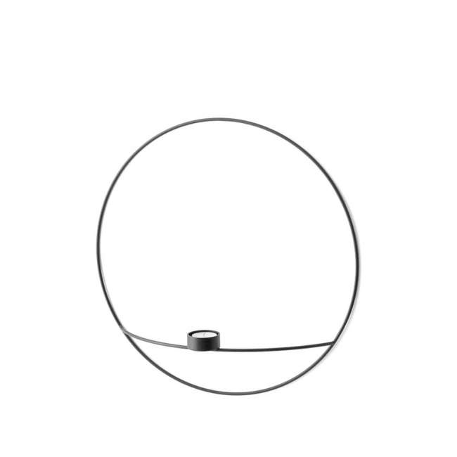 Świecznik na tealight Menu POV okrągły Ø 44 cm, czarny