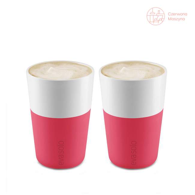 2 Filiżanki do latte Eva Solo 360 ml, różowe