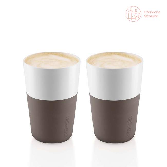 2 Filiżanki do latte Eva Solo 360 ml, taupe