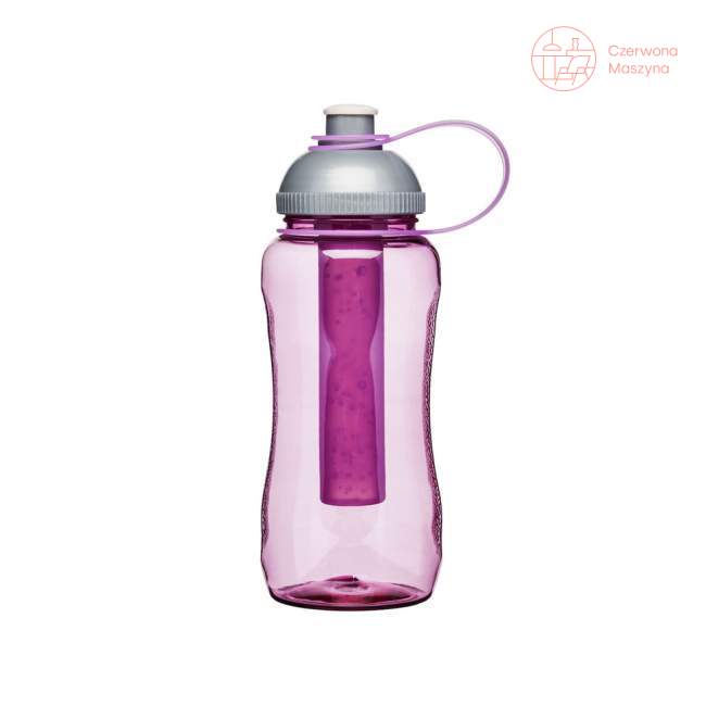 Butelka z wkładem na lód Sagaform Fresh 0,52 l, różowa
