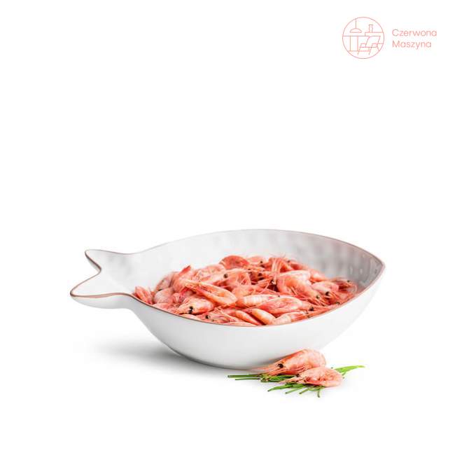 Miska do serwowania Sagaform Seafood Ryba 31 cm, biała