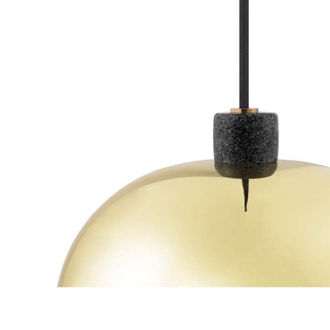Lampa wisząca Normann Copenhagen Grant Ø 23 cm, mosiężna
