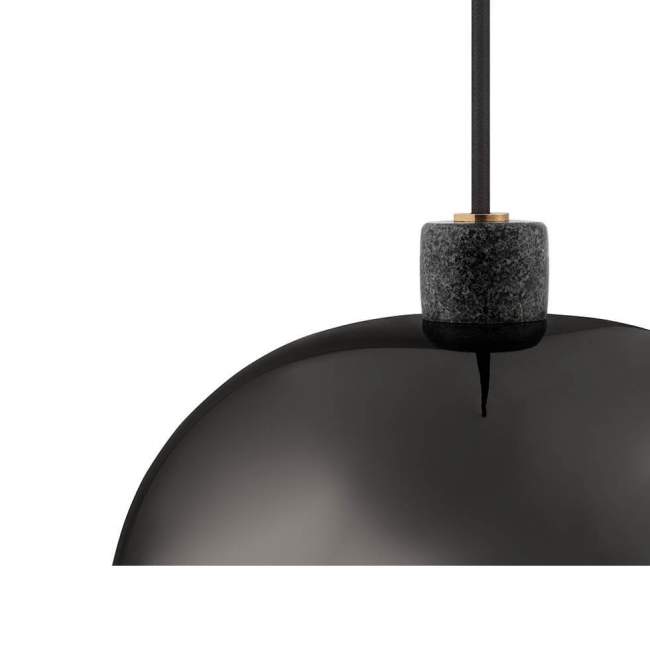 Lampa wisząca Normann Copenhagen Grant Ø 45 cm, czarna