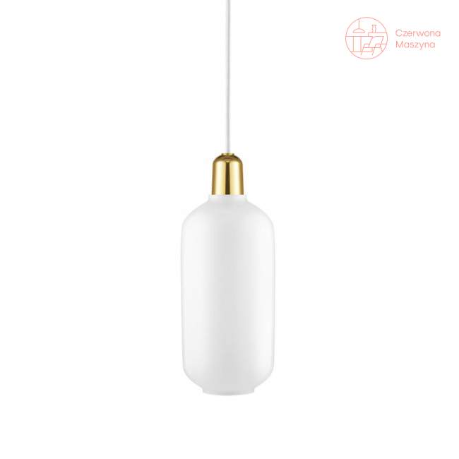 Lampa wisząca Normann Copenhagen Amp podłużna white / brass