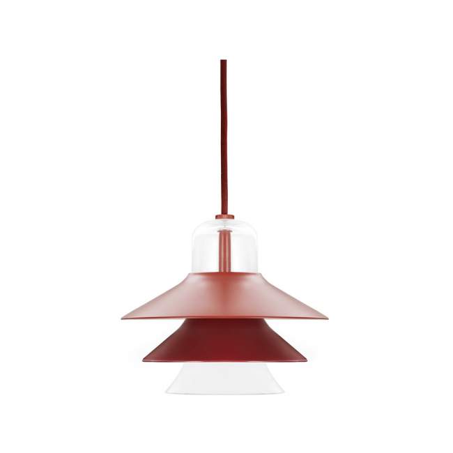 Lampa wisząca Normann Copenhagen Ikono Ø 20 cm, czerwona