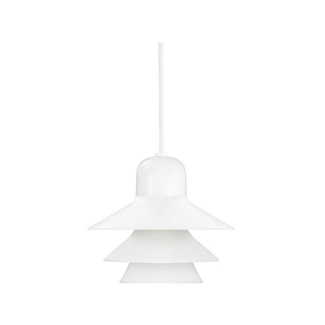 Lampa wisząca Normann Copenhagen Ikono Ø 20 cm, biała