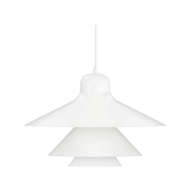 Lampa wisząca Normann Copenhagen Ikono Ø 45 cm, biała