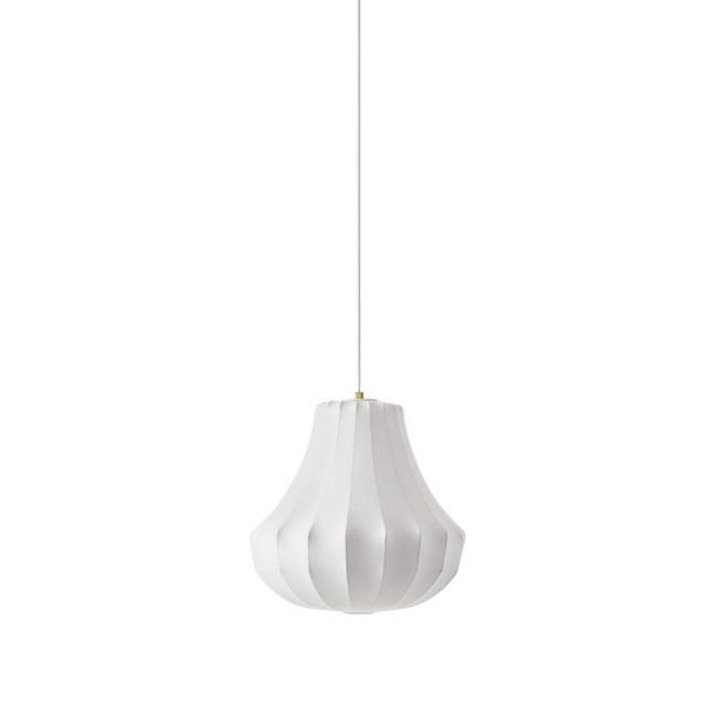 Lampa wisząca Normann Copenhagen Phantom S, biała, Ø 45 cm