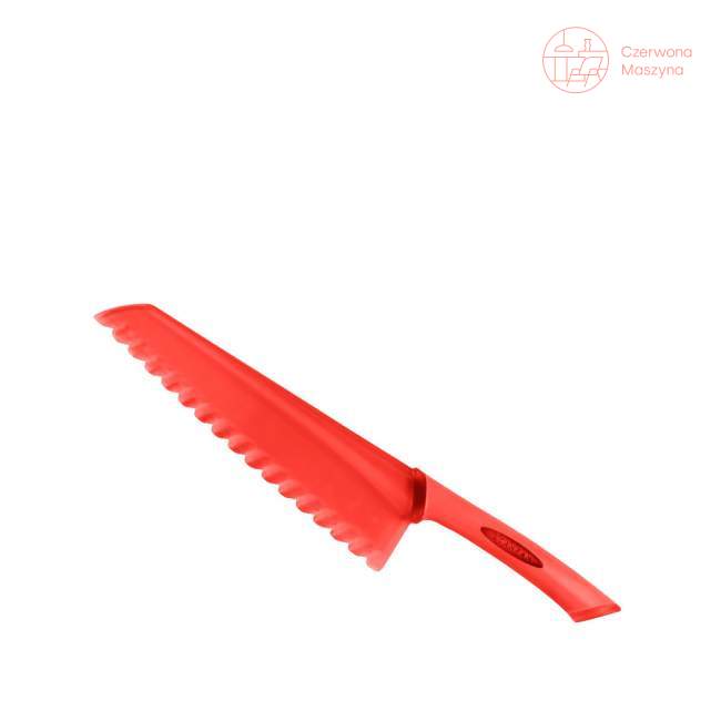 Nóż do sałaty Scanpan Spectrum 18 cm, czerwony
