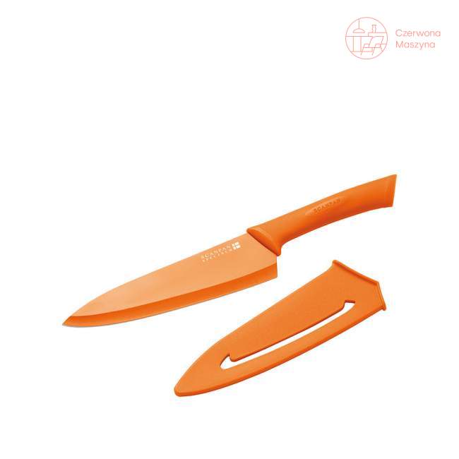 Nóż szefa Scanpan Spectrum 18 cm, pomarańczowy