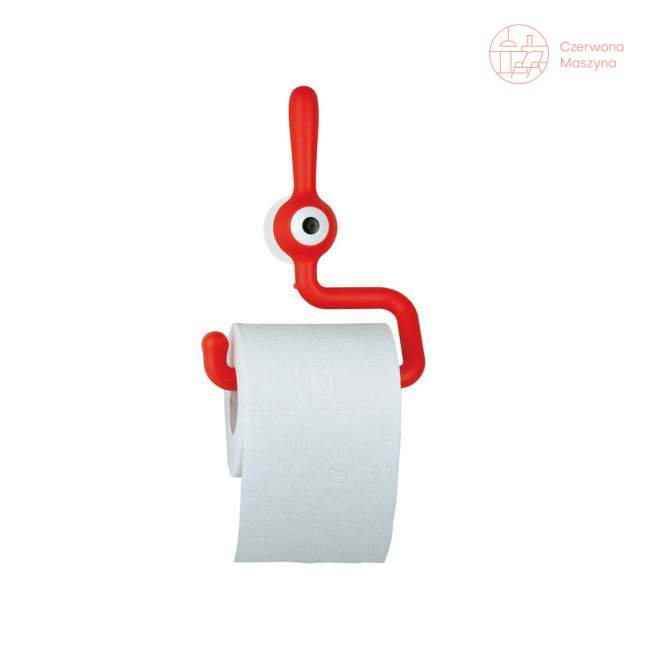 Uchwyt na papier toaletowy Koziol Toq czerwony