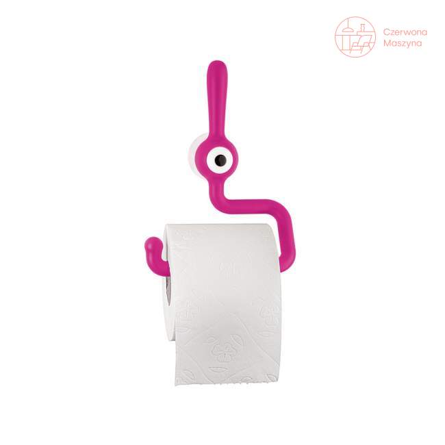 Uchwyt na papier toaletowy Koziol Toq różowy
