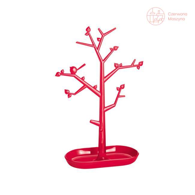 Drzewko na biżuterię Koziol Pi:P 43,5 cm, czerwone