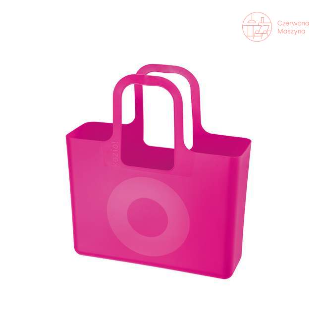 Torba na zakupy Koziol Tasche 15,7 x 46,7 cm, różowa