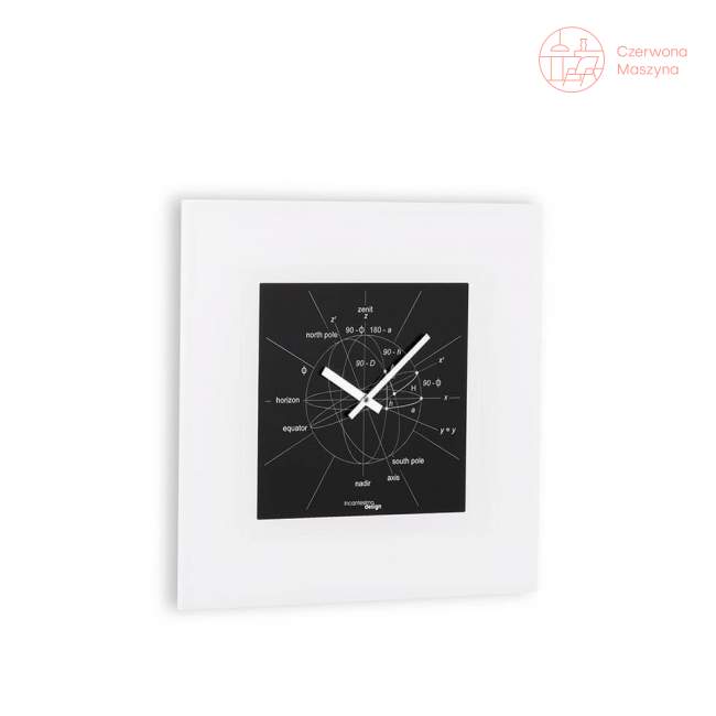 Zegar ścienny Incantesimo Design Astronomiae 40 x 40 cm, black