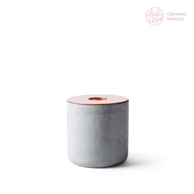 Świecznik Menu Chunk 7,5 cm, beton