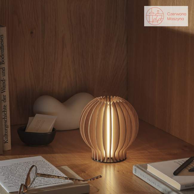 Lampa stołowa Eva solo Radiant LED 15 cm, oak