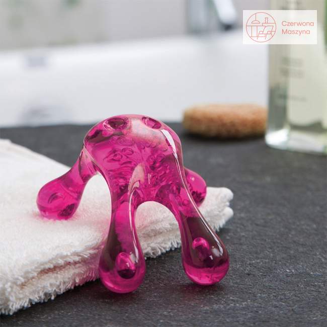 Przyrząd do masażu Koziol Mini Re-lax różowy przezroczysty