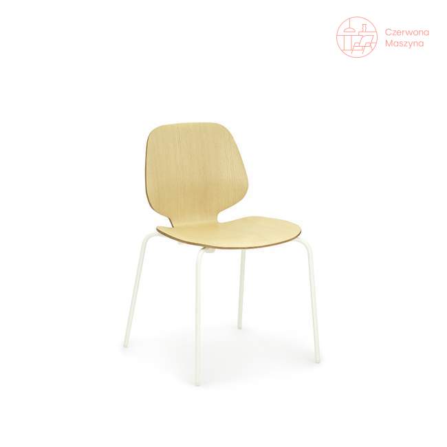 Krzesło Normann Copenhagen My Chair jesion, z białymi nogami