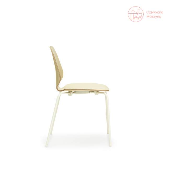 Krzesło Normann Copenhagen My Chair jesion, z białymi nogami