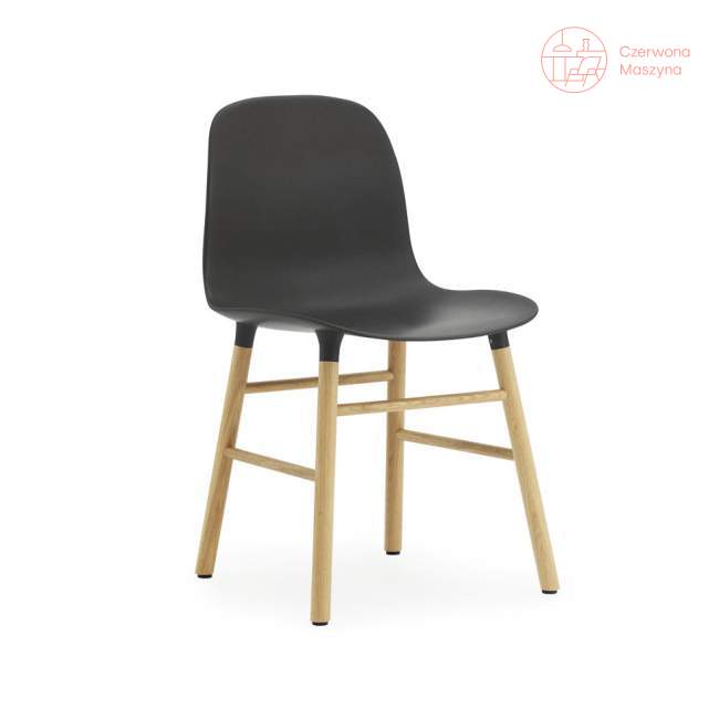 Krzesło Normann Copenhagen Form dąb, czarne