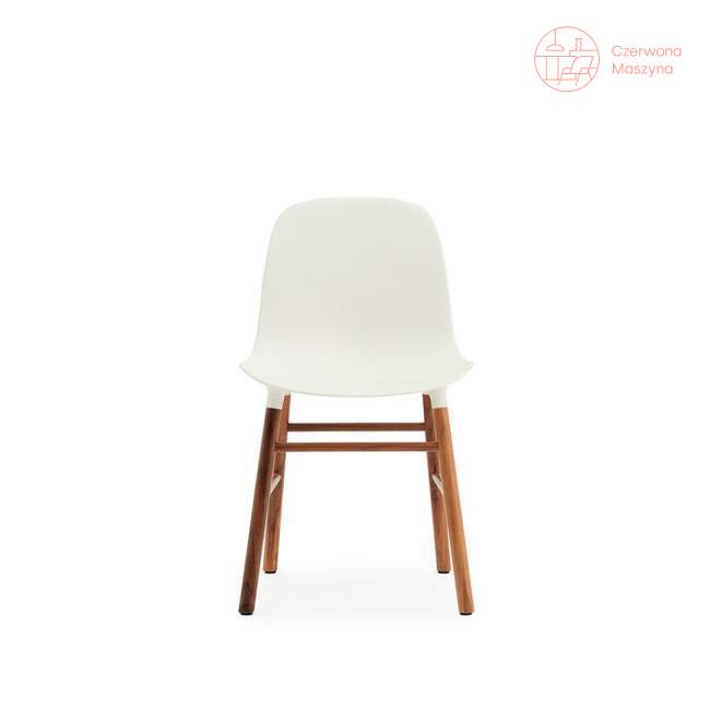 Krzesło Normann Copenhagen Form orzech, białe