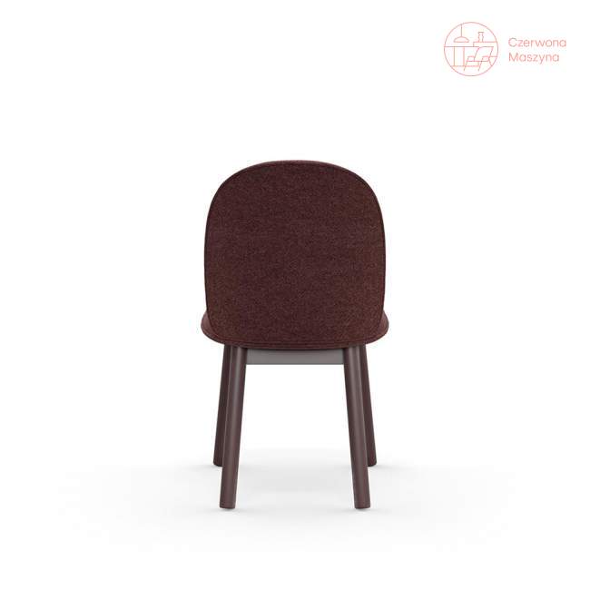 Krzesło Normann Copenhagen Ace, wełna Nist, bordowy