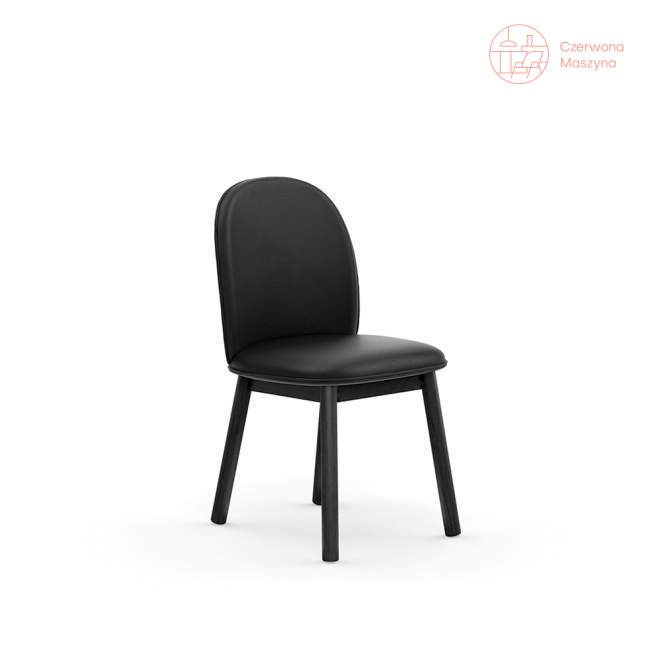 Krzesło Normann Copenhagen Ace, skóra, czarny 