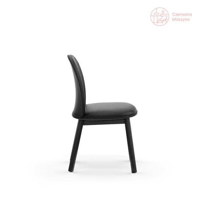 Krzesło Normann Copenhagen Ace, skóra, czarny 