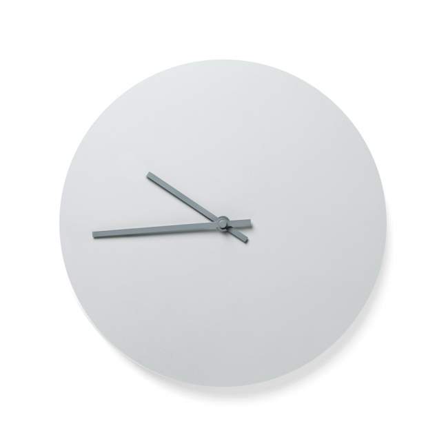 Zegar ścienny Menu Steel Wall Clock Ø 30 cm, jasnoszary