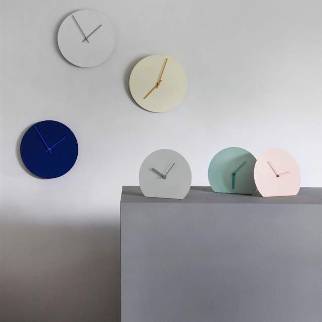Zegar ścienny Menu Steel Wall Clock Ø 30 cm, zielony