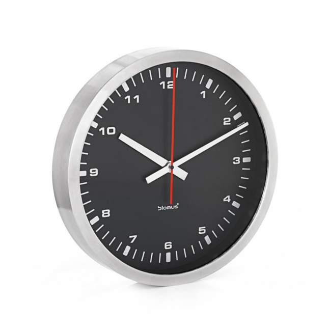 Zegar ścienny Blomus Era Ø 40 cm czarny