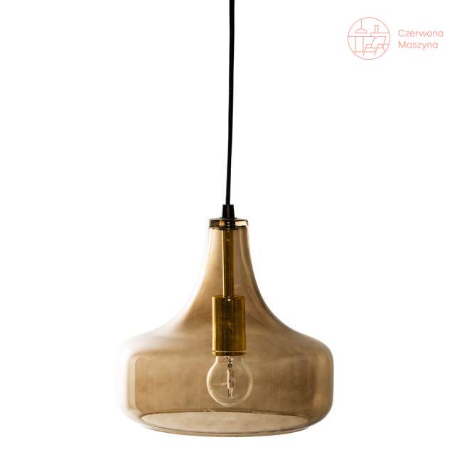 Szklana lampa wisząca Bloomingville Yuser, brązowy