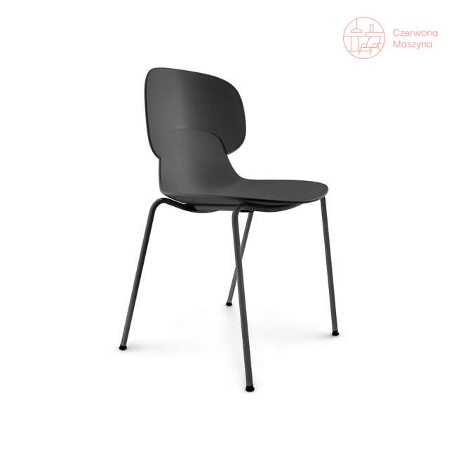 Krzesło do jadalni Eva Solo Combo, 45 cm, black