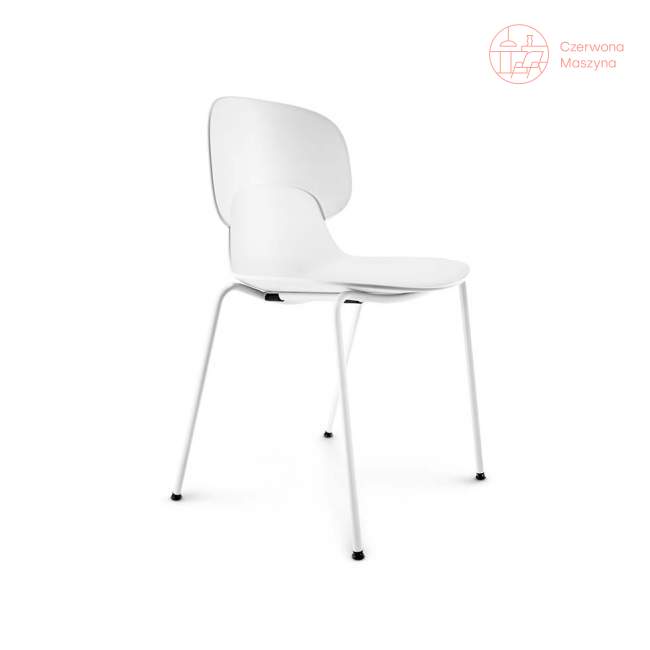 Krzesło do jadalni Eva Solo Combo, 45 cm, white