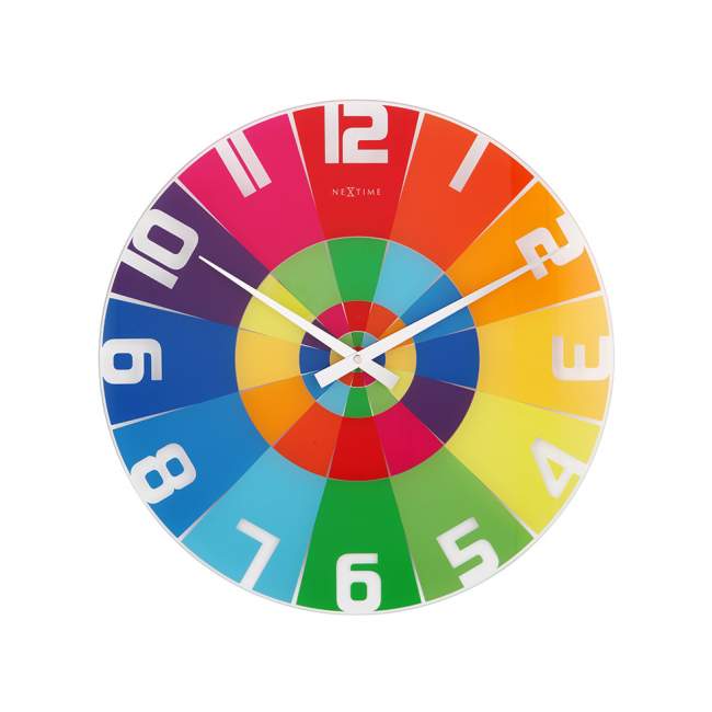 Zegar ścienny NeXtime Rainbow Ø 43 cm