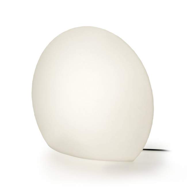 Świecący kamień Depot4design (dawniej Authentics) Eggo Ø 55 cm, biały