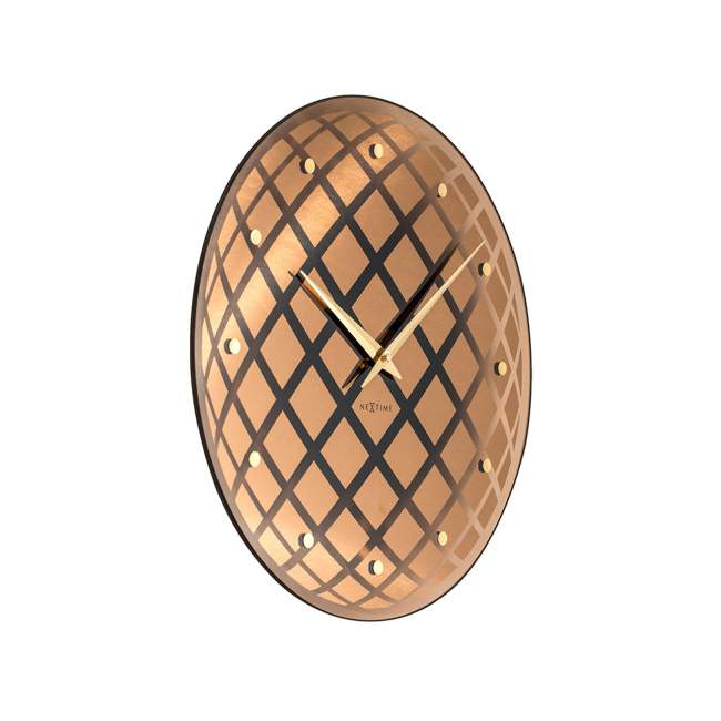 Zegar ścienny NeXtime Pendula Round Ø 43 cm, złoty