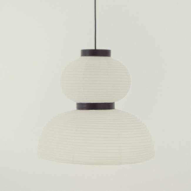 Lampa wisząca &tradition Formakami JH4 Ø 50 cm, biała