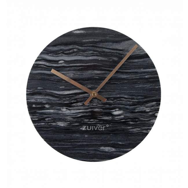 Zegar ścienny Zuiver Marble Time Ø 25 cm, szary