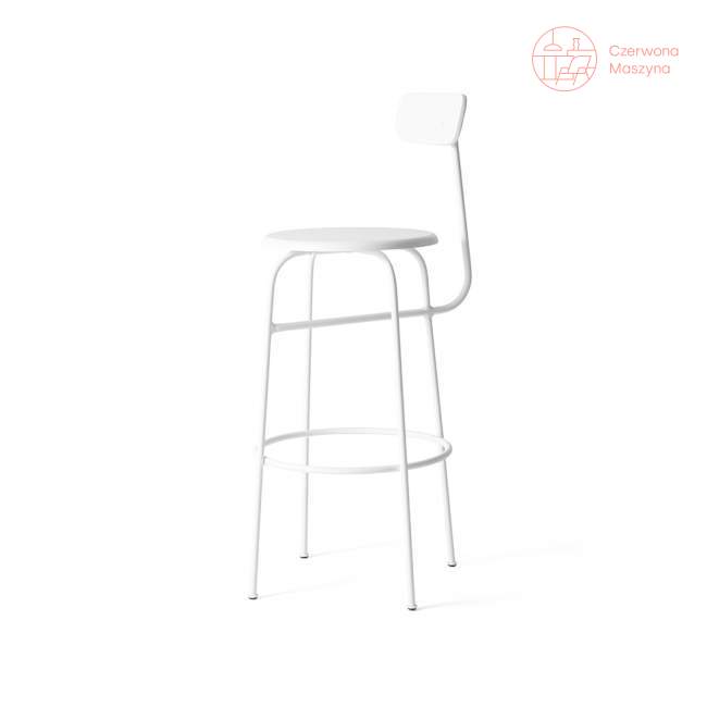 Krzesło barowe Menu Afteroom, białe